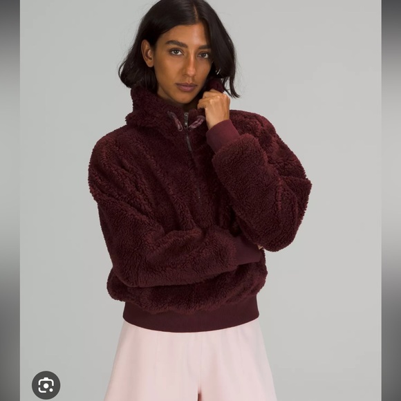 Lululemon Textured Fleece Half-zip - Picture 2 of 6